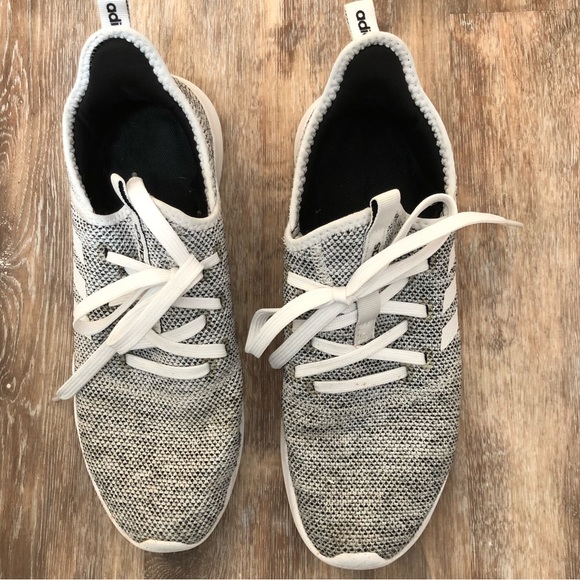 Adidas Cloudfoam Pure Athletic Trainer Pull on Sneaker Size 9.5 - Picture 2 of 8